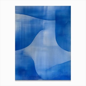 Abstract Blue Painting 4 Canvas Print