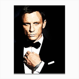 Daniel Craig james bond Canvas Print