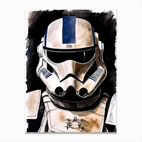 Captain Rex Star Wars Painting (27) Canvas Print