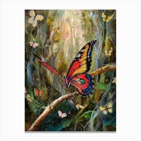 Classical Butterfly Painting I Canvas Print