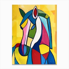 Abstract Horse Painting 5 Canvas Print