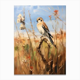 Bird Painting American Kestrel 4 Canvas Print