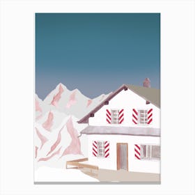 Mountain Love   Mountain Lodge Canvas Print