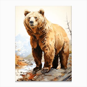 Brown Bear Canvas Print