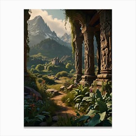 Ruins Of A City 1 Canvas Print