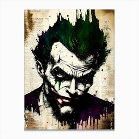 Joker 5 Canvas Print