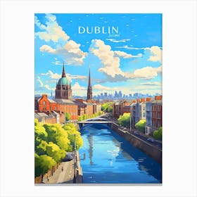 Ireland Dublin Travel Canvas Print