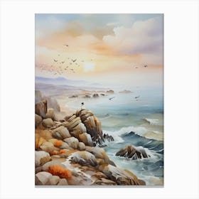 Seascape Painting Canvas Print