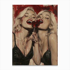 'Blood And Wine' 3 Canvas Print