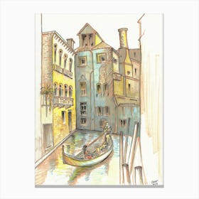 Romantic Venice Canvas Print