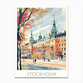 Stockholm City 1 Canvas Print