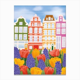 Amsterdam Tulips Canvas Print