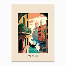 Venice Italy 1 Vintage Travel Poster Canvas Print