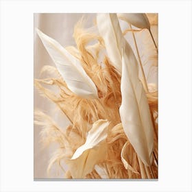 Boho Dried Flowers Heliconia 3 Canvas Print