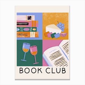 Book Club    Canvas Print