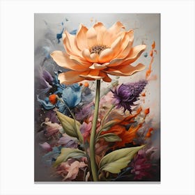 Flower Painting Canvas Print