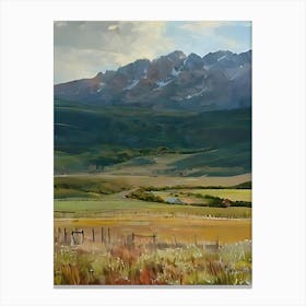 Rocky Mountain Range Canvas Print