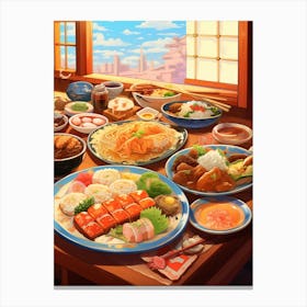 Japanese Food 4 Canvas Print