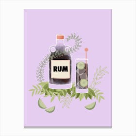 Rum Canvas Print