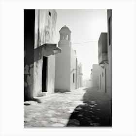 Crete, Greece, Photography In Black And White 1 Canvas Print
