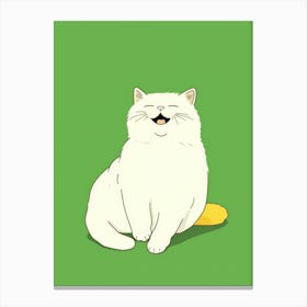 White Cat 1 Canvas Print