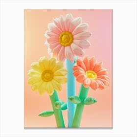 Dreamy Inflatable Flowers Sunflower 3 Canvas Print