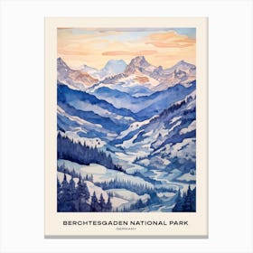 Berchtesgaden National Park Germany 1 Poster Canvas Print