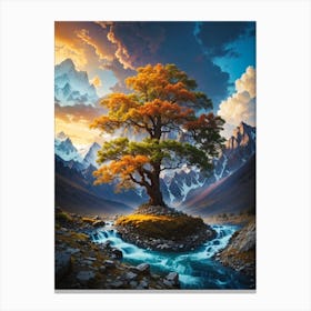 Lone Tree  Print  Canvas Print