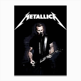 James Hetfield Metallichead band music 33 Canvas Print