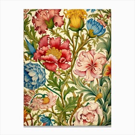 Floral Wallpaper 207 Canvas Print