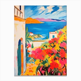 Sicily Italy 5 Fauvist Painting Canvas Print