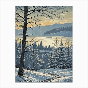 Winter Landscape 3 Canvas Print