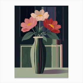 Flowers In A Vase 5 Canvas Print