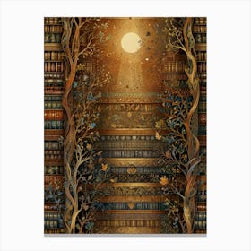 Tree Of Books Canvas Print