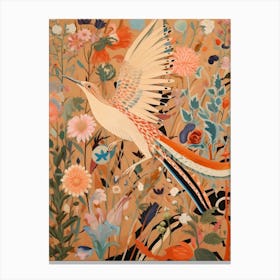 Maximalist Bird Painting Hoopoe 2 Canvas Print