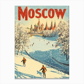 Aihrgdesign A Mid Century Modern Travel Poster For Moscow Sho 06c35a93 8e1e 45db 9ea2 0daf505c49aa 1 Canvas Print