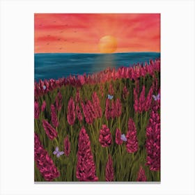 Vibrant sunrise Canvas Print