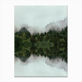 Reflections In A Lake Canvas Print