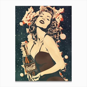 Coca Cola Girl 2 Canvas Print