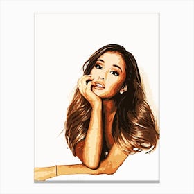 Ariana Grande Canvas Print