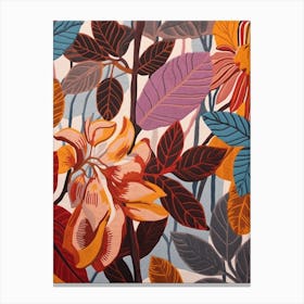 Fall Botanicals Bougainvillea 2 Canvas Print