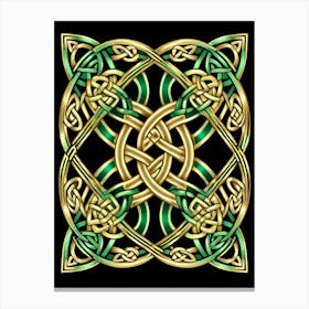 Abstract Celtic Knot Canvas Print