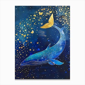 Whale In The Sky Canvas Print