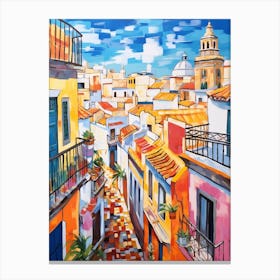 Seville Spain 6 Fauvist Painting Canvas Print