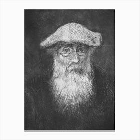 Portrait Of An Old Man 1 Canvas Print