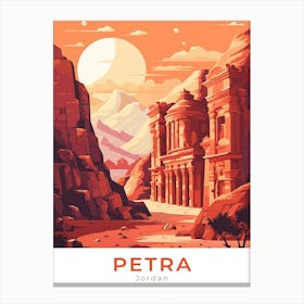 Jordan Petra Travel Canvas Print