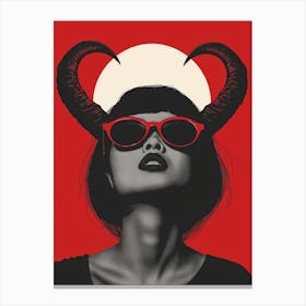 Devil Horns 1 Canvas Print