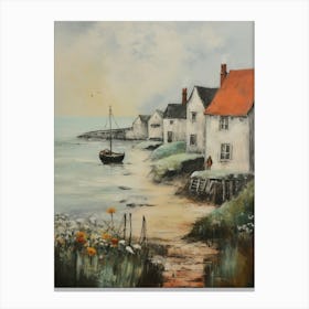 Boat by the Sea Canvas Print