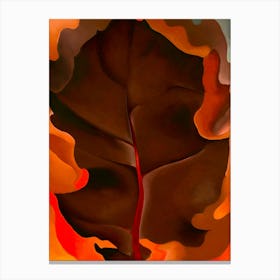 Georgia O'Keeffe - Autumn Leaf II, 1927 1 Canvas Print