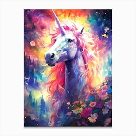 Unicorn Painting Canvas Print